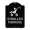 Signmission Reserved Stroller Parking W/ Graphic Heavy-Gauge Aluminum Sign, 24" x 18", BS-1824-22985 A-DES-BS-1824-22985 - alternate 1